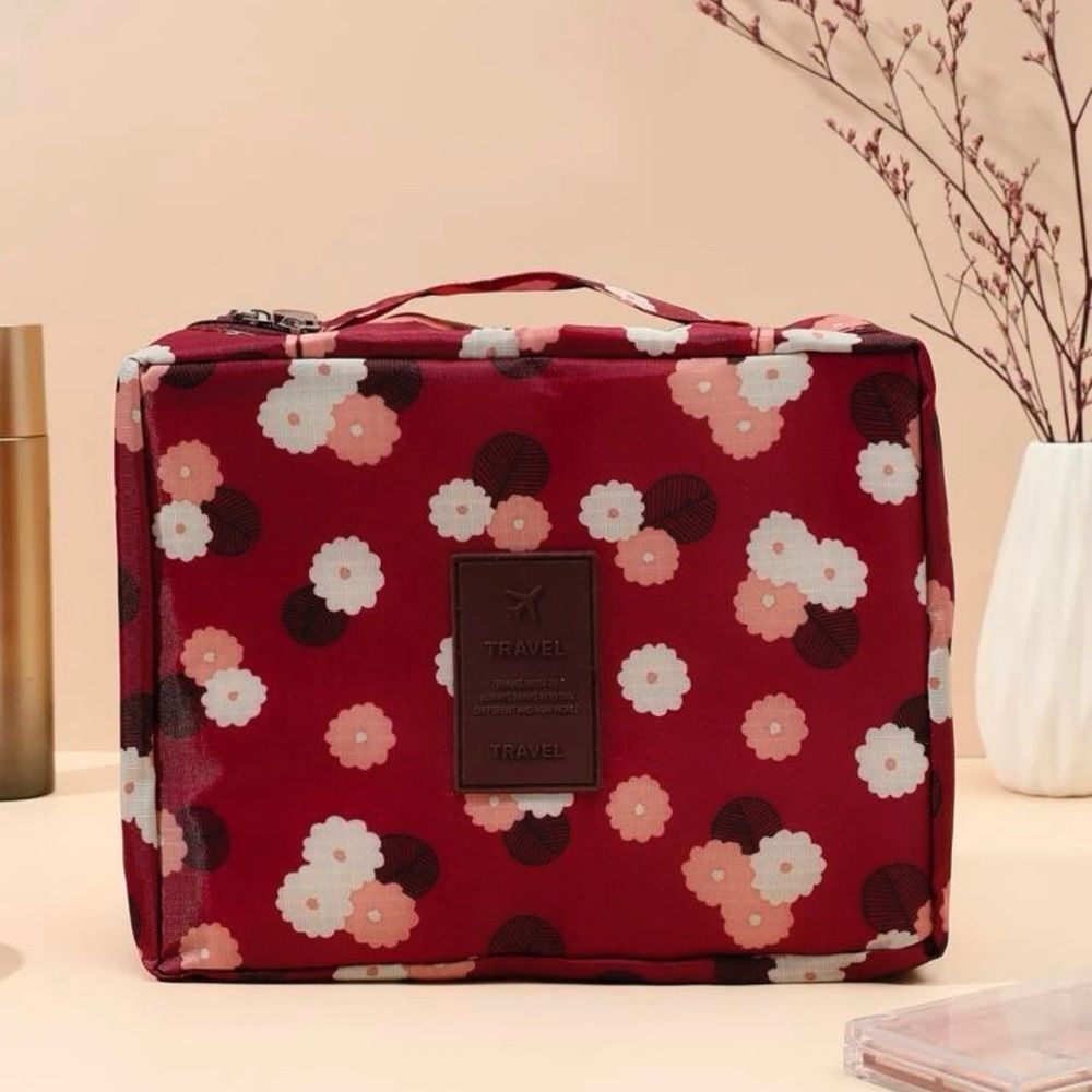 Travel Makeup Bag With Different Compartments! Nwt - Picture 3 of 8